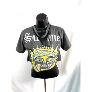 Sublime Sun Face Cropped Graphic T Shirt M